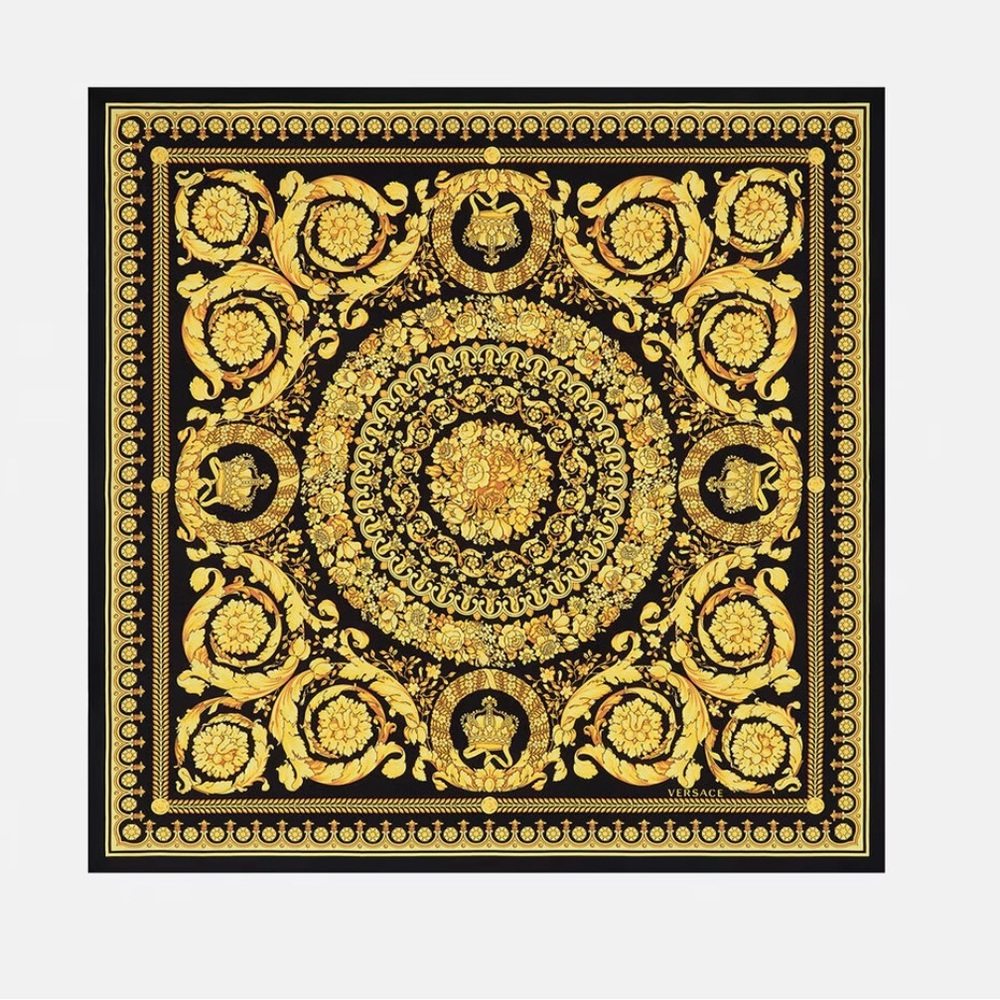 Versace BAROCCO LARGE SILK FOULARD 35"